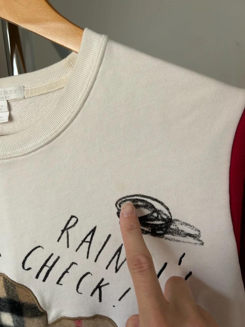 Burberry Nova Rain Check Sweatshirt